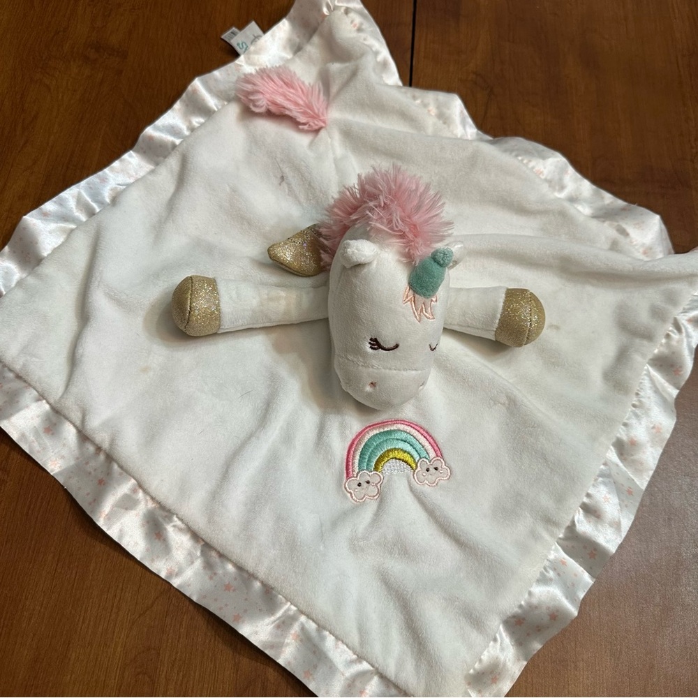 Douglas Emilie Unicorn Snuggler, baby safe plush snuggler security lovey
